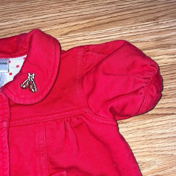 Disney Baby Girls Minnie Mouse Red Jacket Size 18M Twinkle Toes - Picture 3 of 5